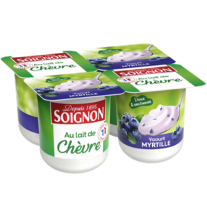 Image du produit : Yaourt brassé myrtille au lait de chèvre