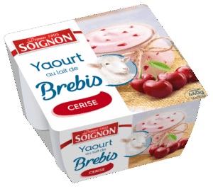 Image du produit : Yaourt brassé cerise au lait de brebis